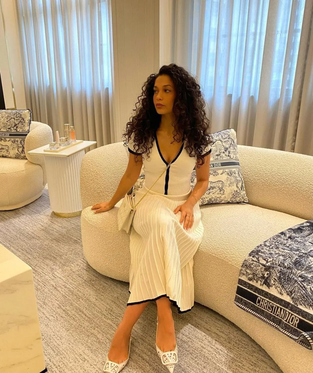 Colette | Pleated Two-Piece Set