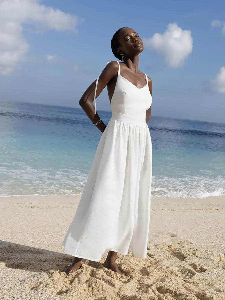 Elyra | Robe maxi en lin