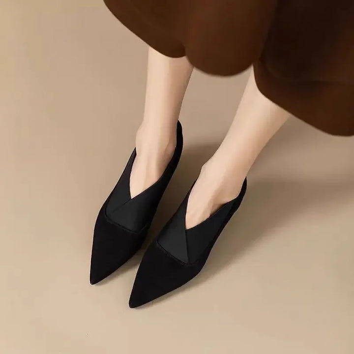 Sanda | Suede Kitten Heels