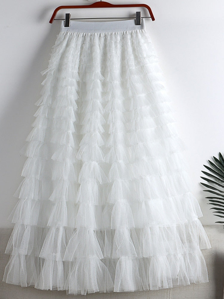 Velina | Layered Maxi Skirt