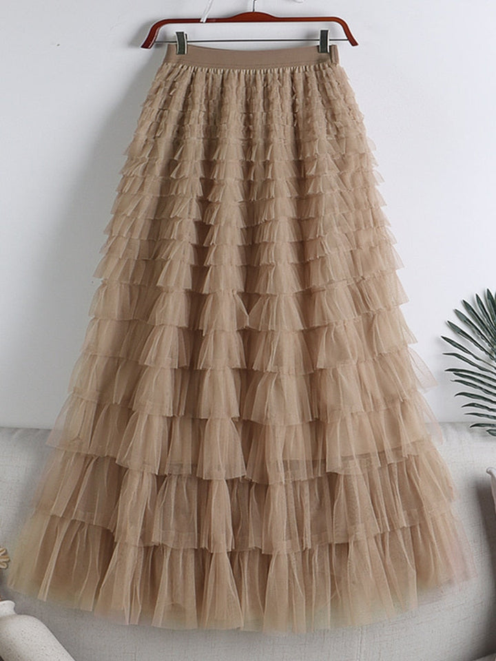 Velina | Layered Maxi Skirt