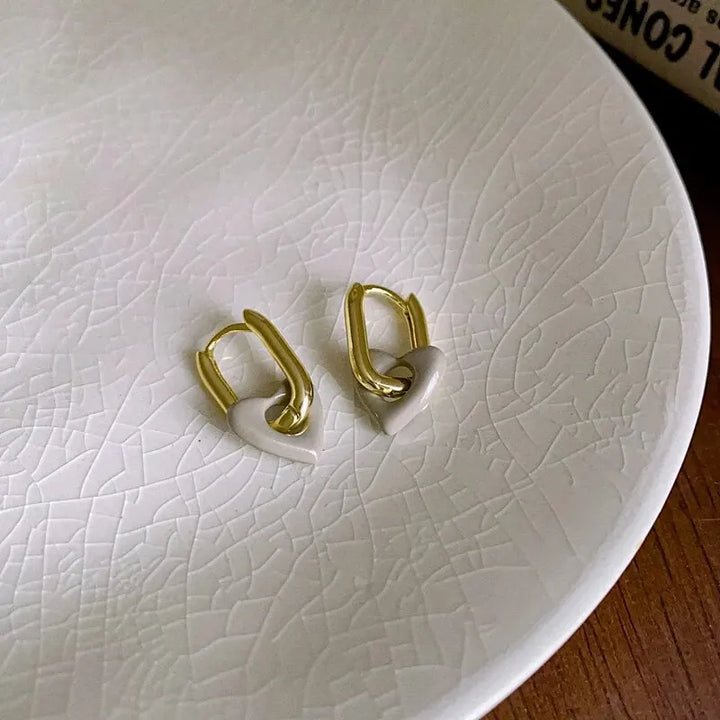 Elodie | Heart Earrings