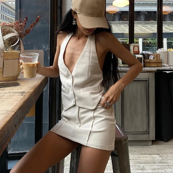 Claudette | Fitted Two-Piece Set