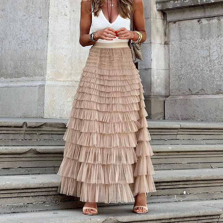 Velina | Layered Maxi Skirt