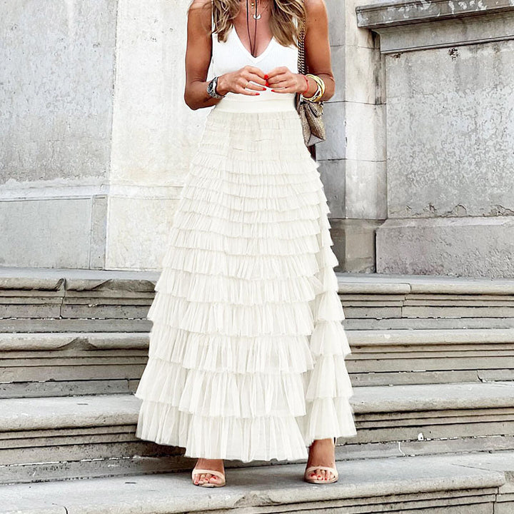 Velina | Layered Maxi Skirt