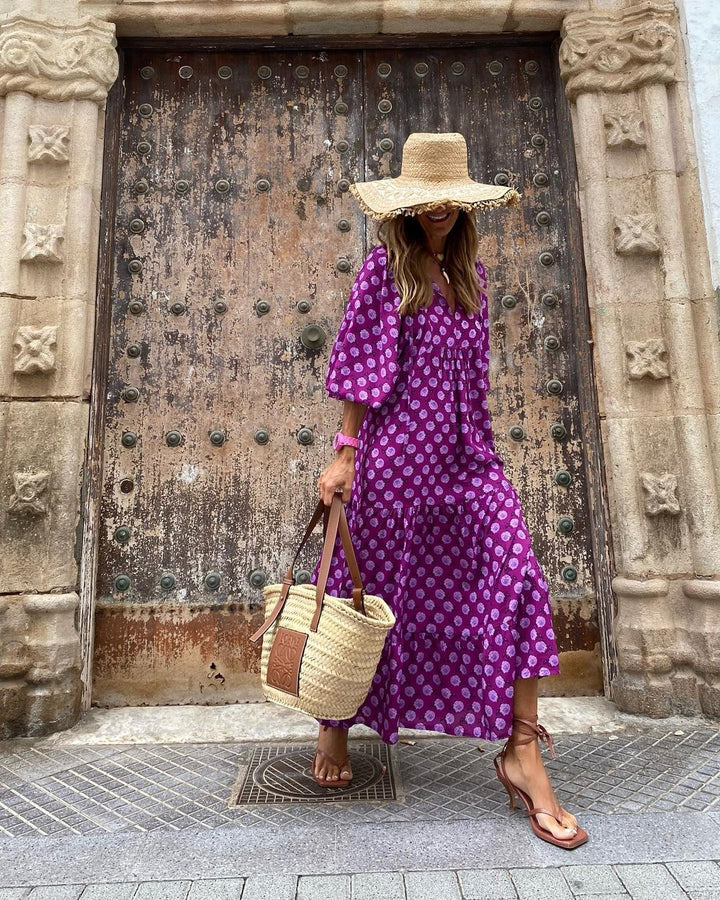 Indira | Boho Maxi Dress