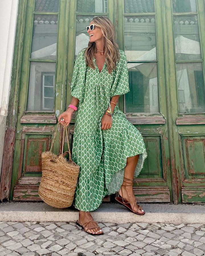 Indira | Boho Maxi Dress