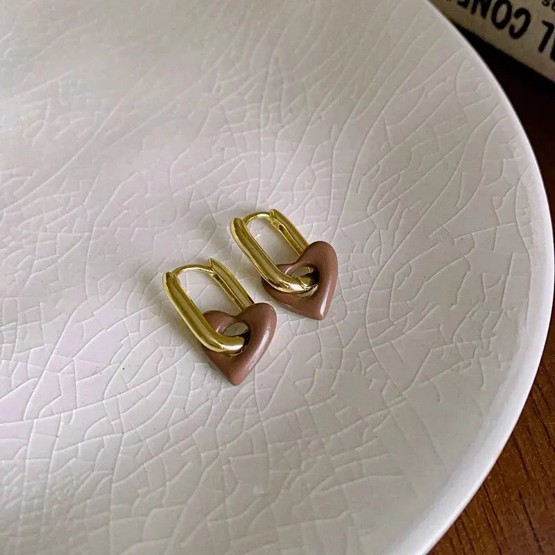 Elodie | Heart Earrings