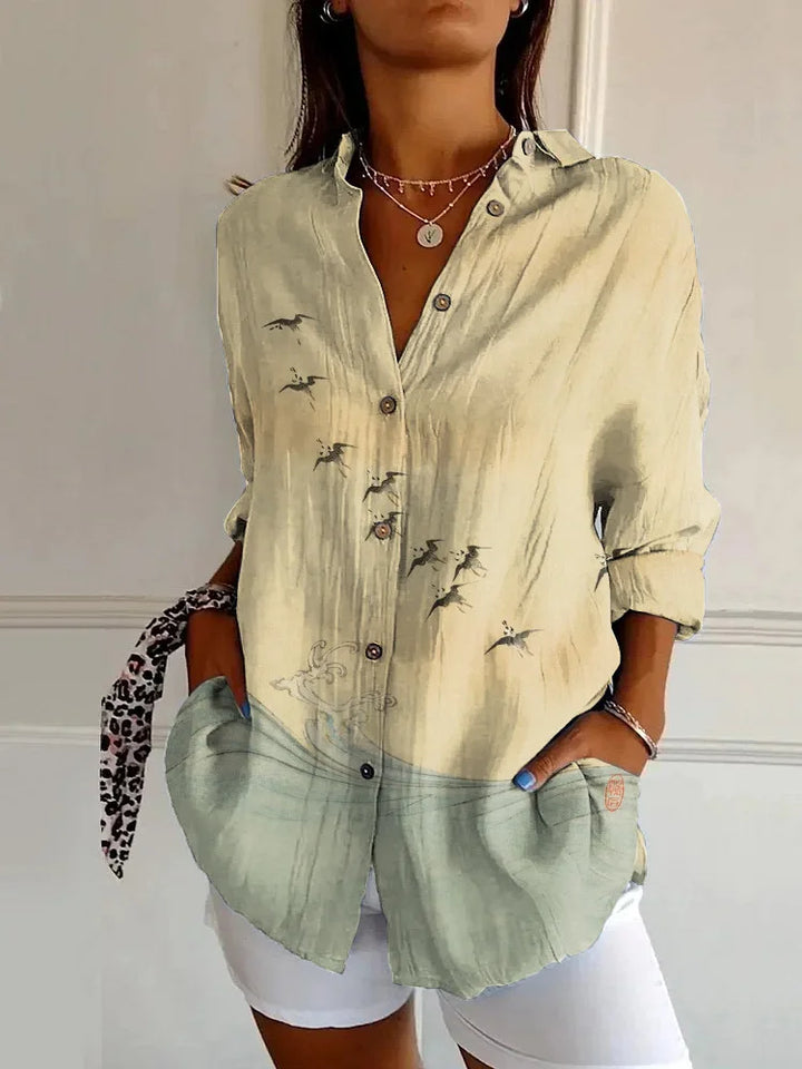 Kora | Floral Button Blouse