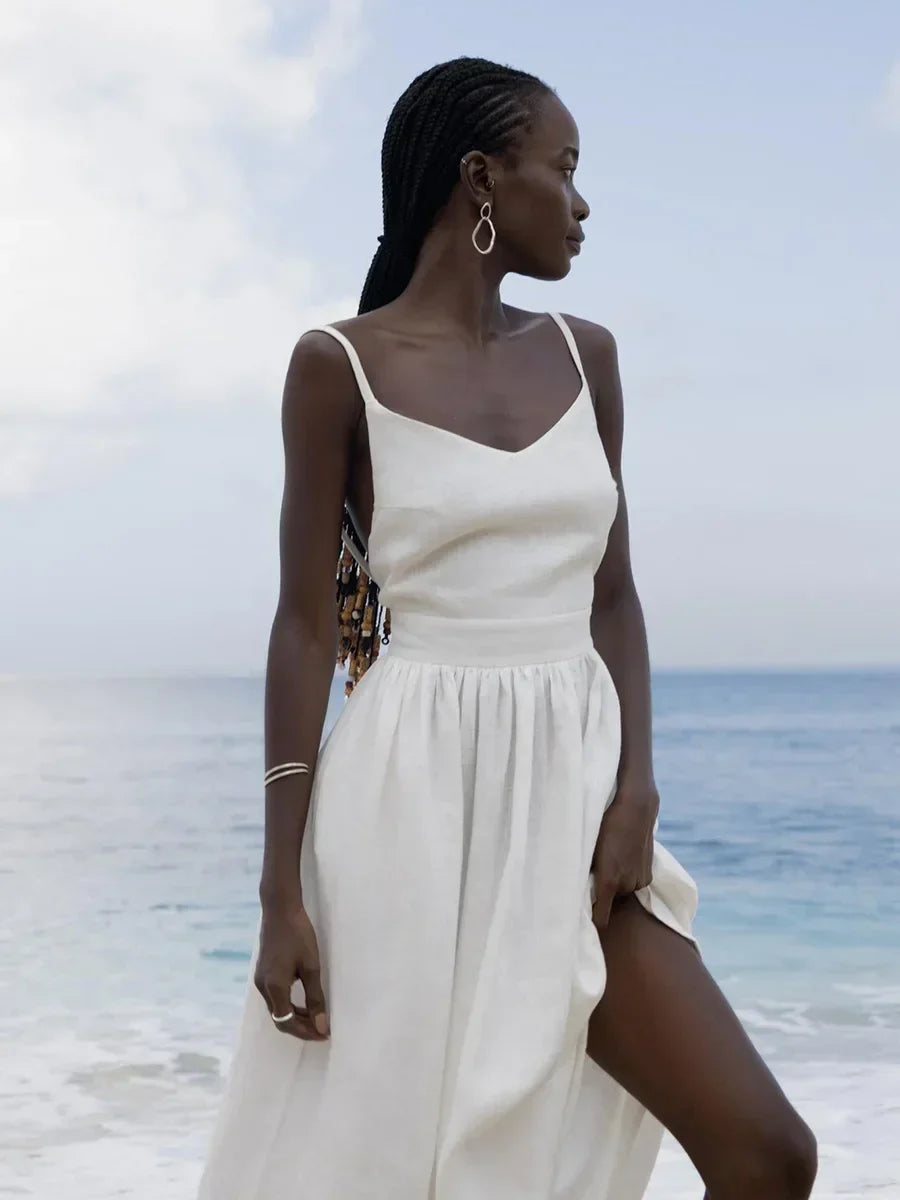 Elyra | Robe maxi en lin