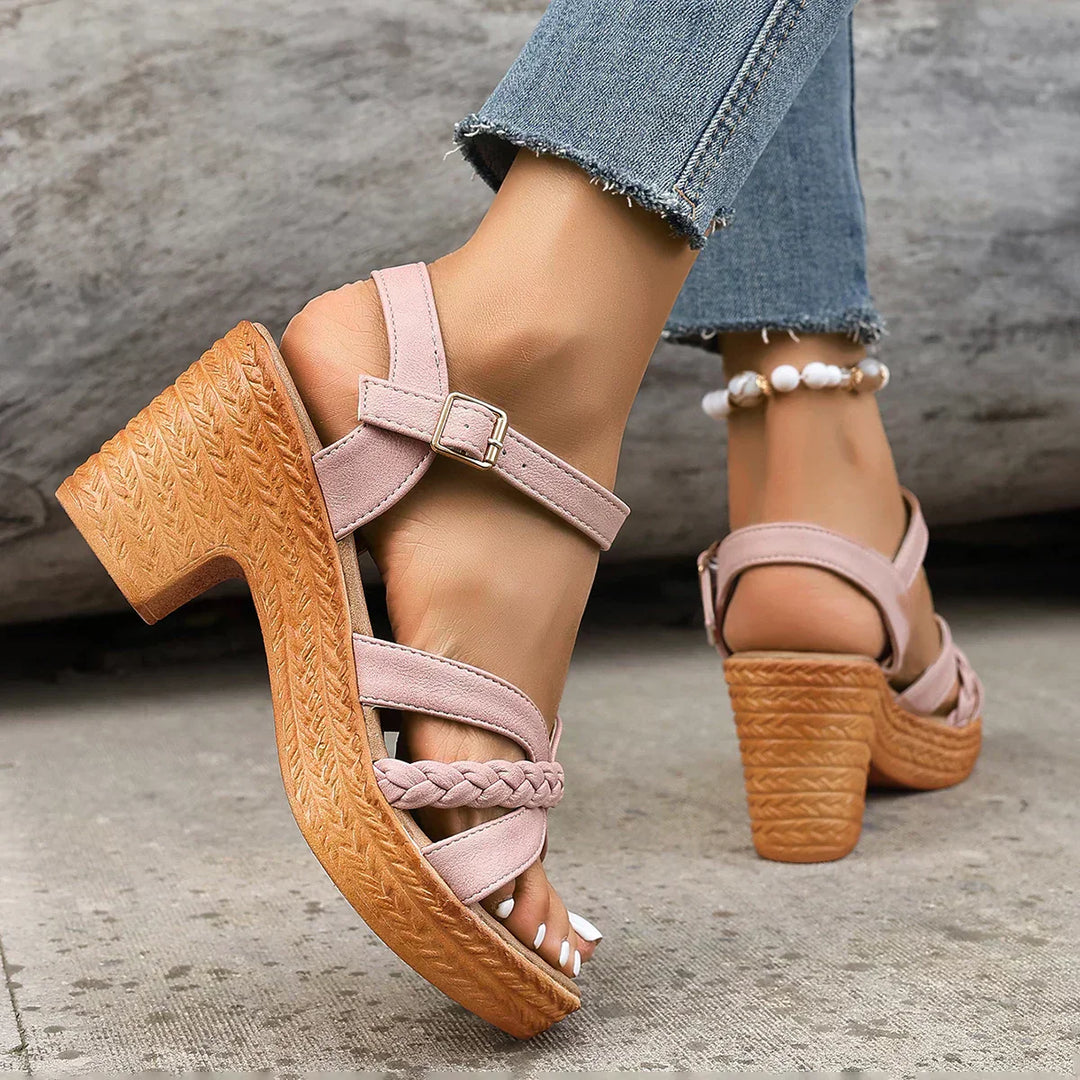 Kaitlyn | Braided Platform Sandals