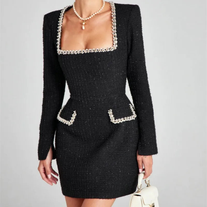 Jo | Trim Detail Mini Dress