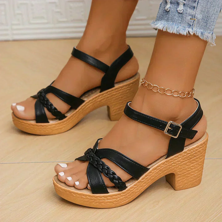 Kaitlyn | Braided Platform Sandals