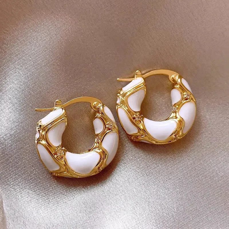 Livia | Gold Mosaic Earrings