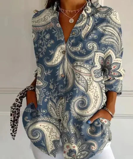 Kora | Floral Button Blouse
