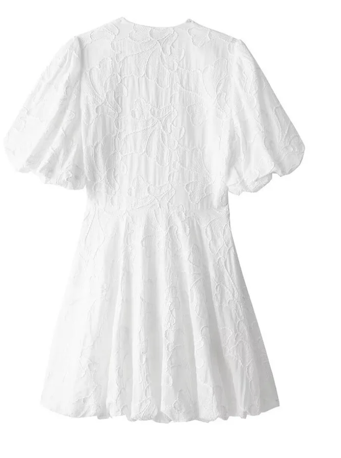 Claire | Floral Puff Sleeve Mini Dress