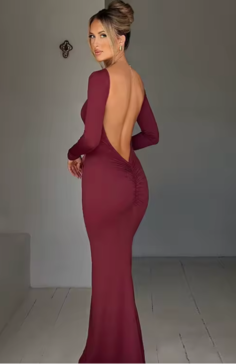 Gigi | Sculpted Backless Dress
