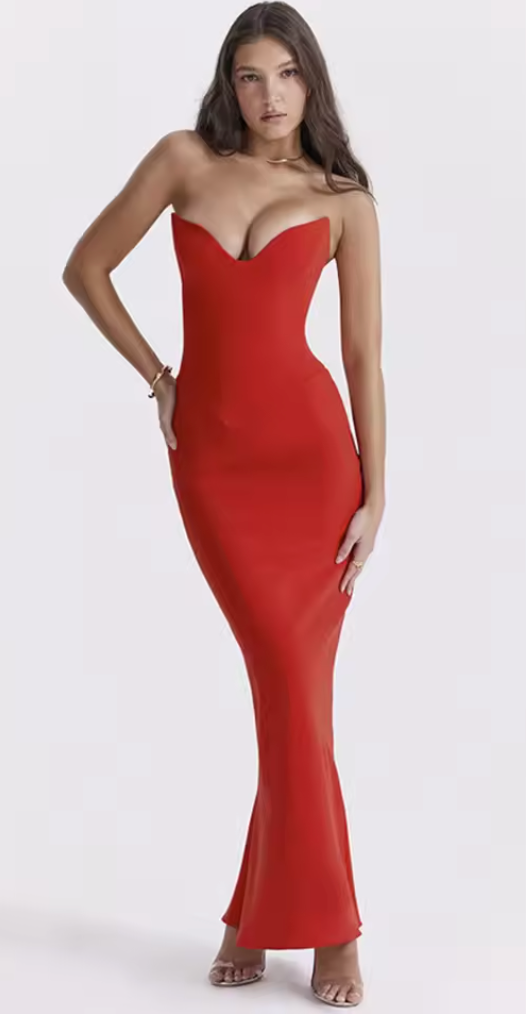 Lina | Bustier Maxi Dress
