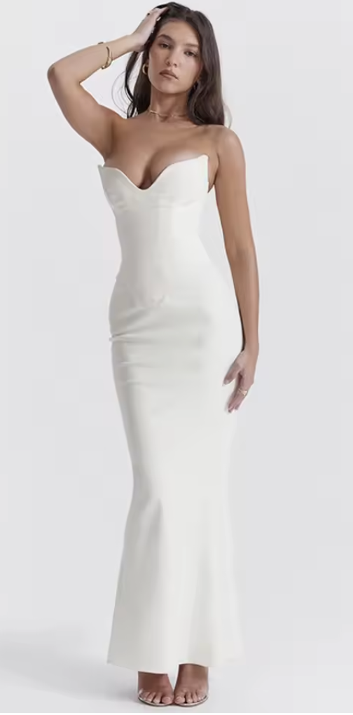 Lina | Bustier Maxi Dress