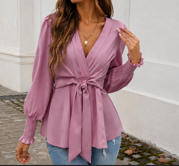 Lina | Wrap Blouse