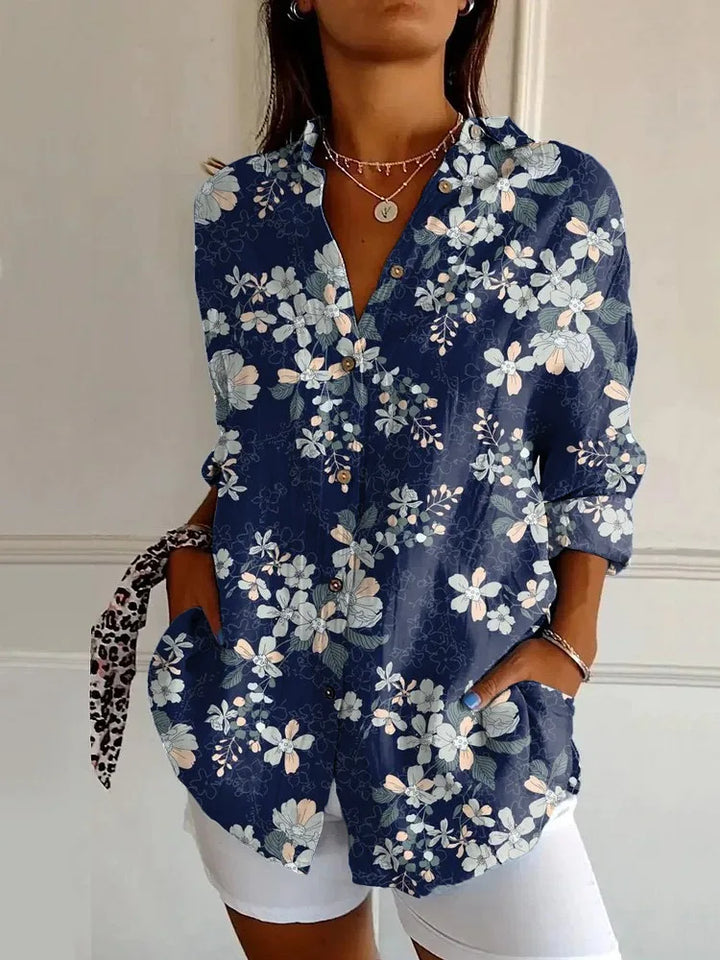 Kora | Floral Button Blouse