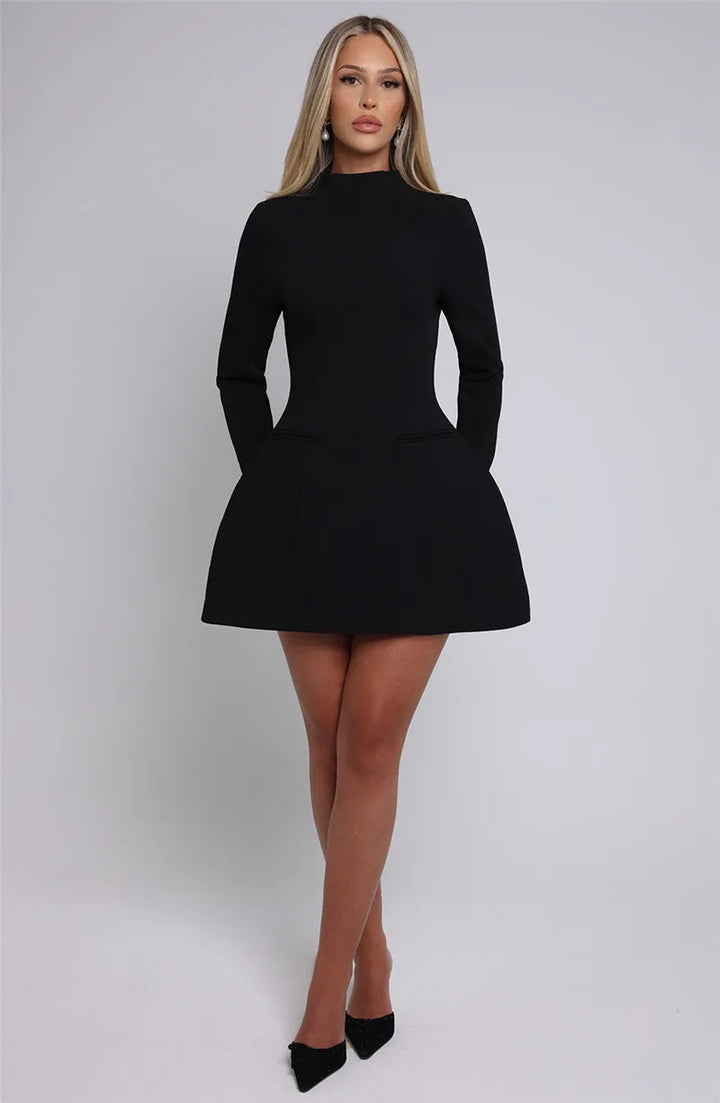 Anara | High Neck Mini Dress