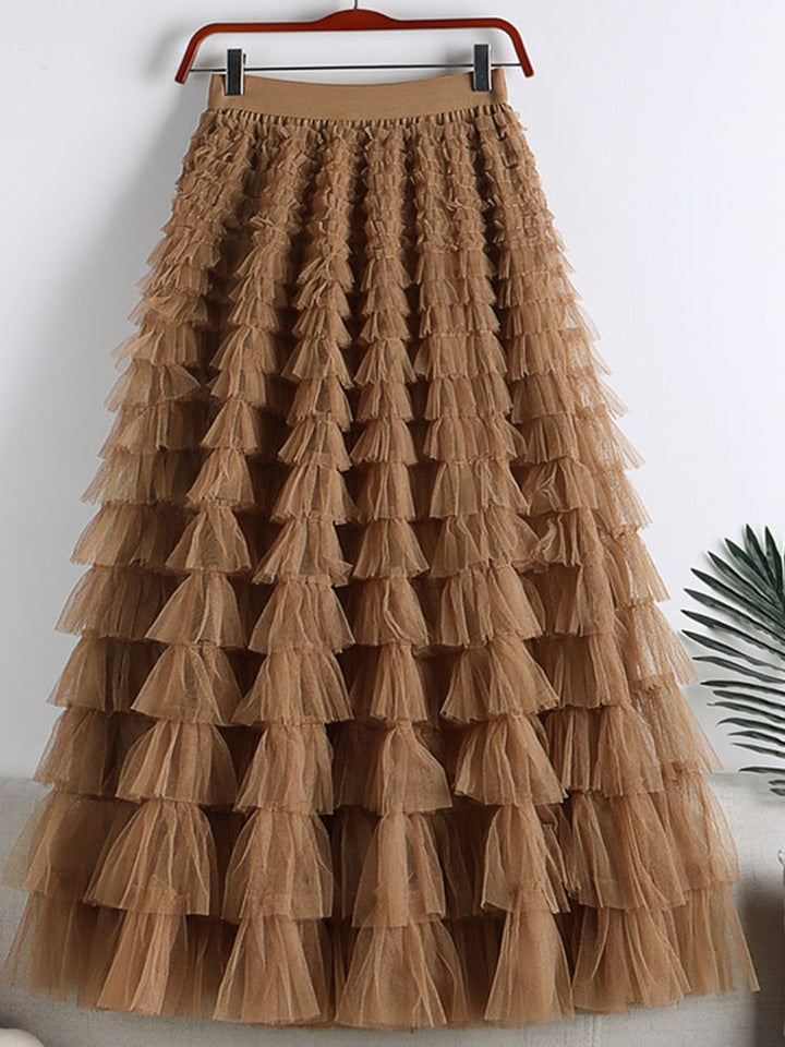 Velina | Layered Maxi Skirt