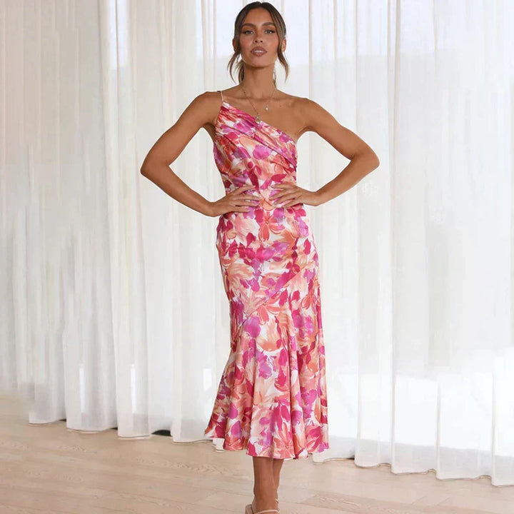 Ariana | Robe Maxi à Une Épaule