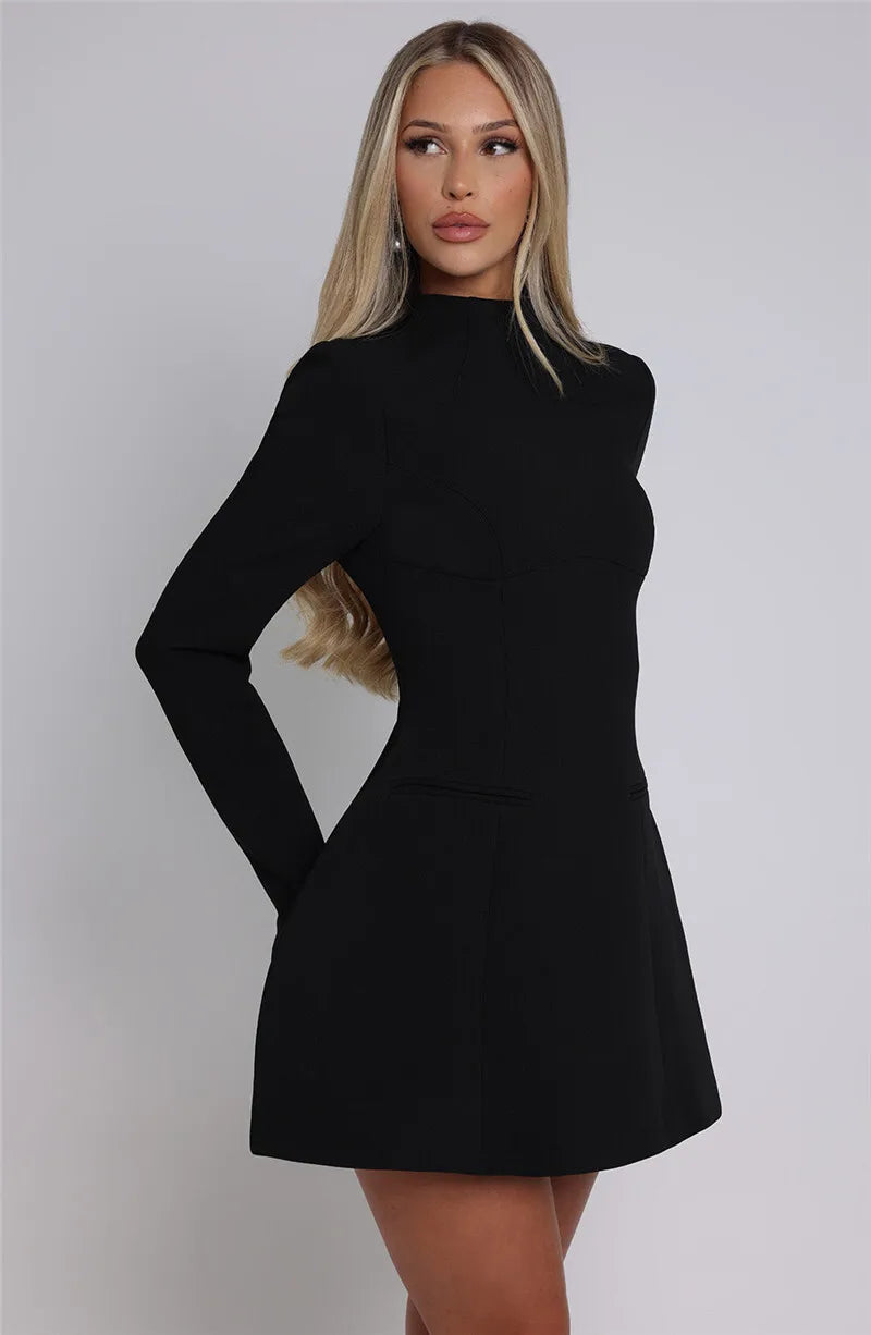 Anara | High Neck Mini Dress