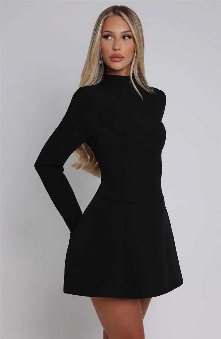 Anara | High Neck Mini Dress