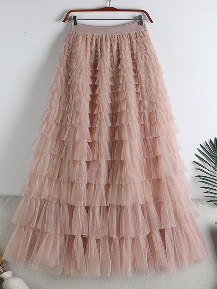 Velina | Layered Maxi Skirt