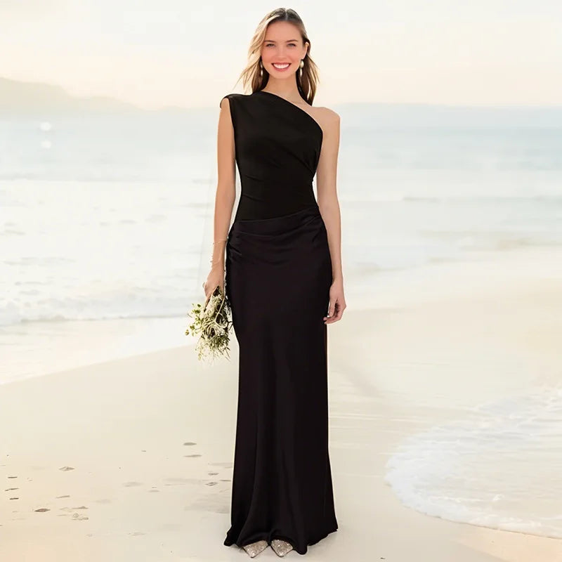 Avelora | One-Shoulder Maxi Dress