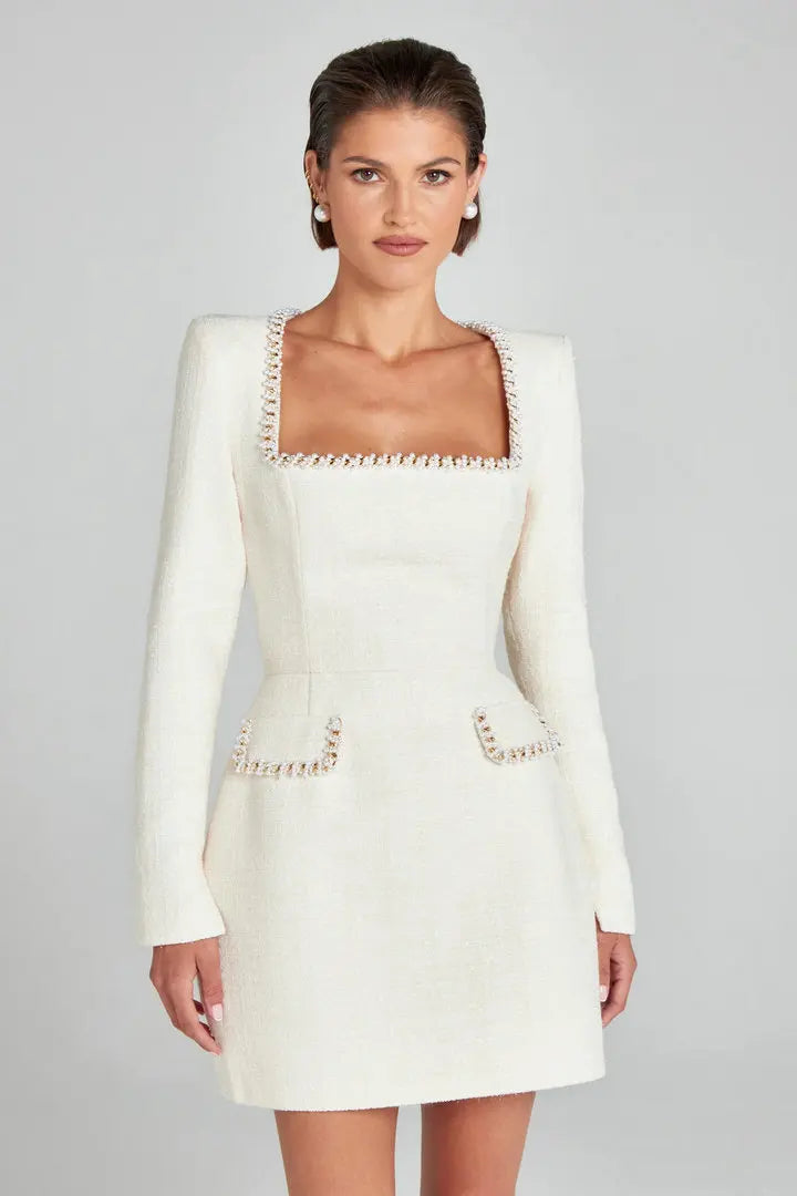 Jo | Trim Detail Mini Dress