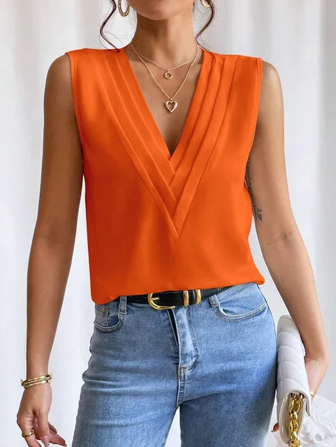 Arden | Elegant Sleeveless Blouse for Women