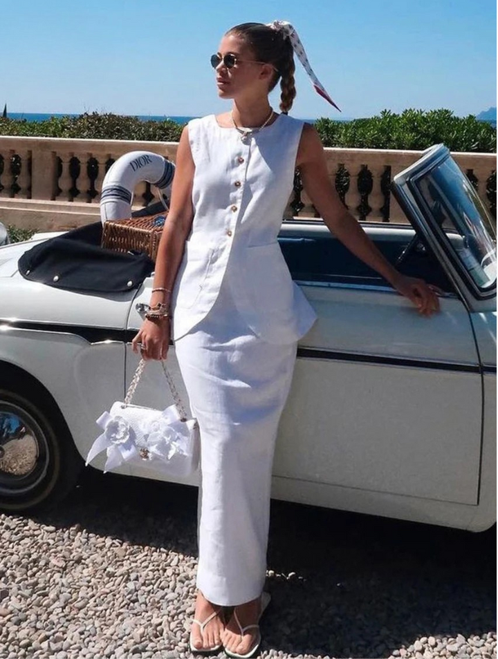 Lou-Anne | Cotton Two-Piece Set