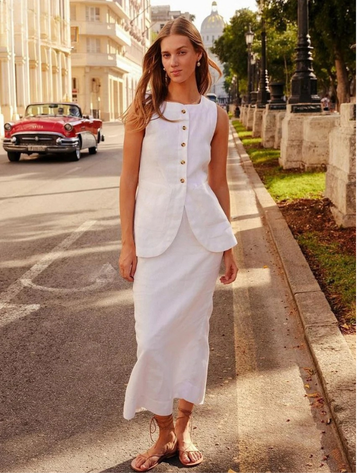 Lou-Anne | Cotton Two-Piece Set