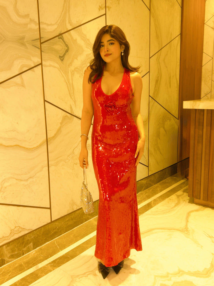 Zaléa | Sequin Maxi Dress