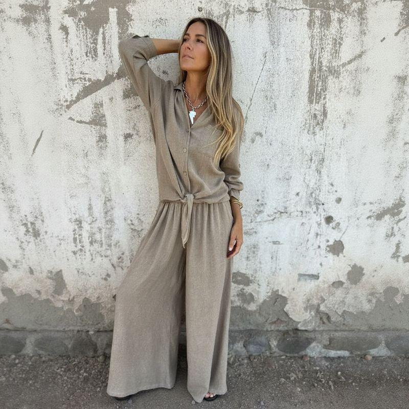 Mallory | Draped Two-Piece Set