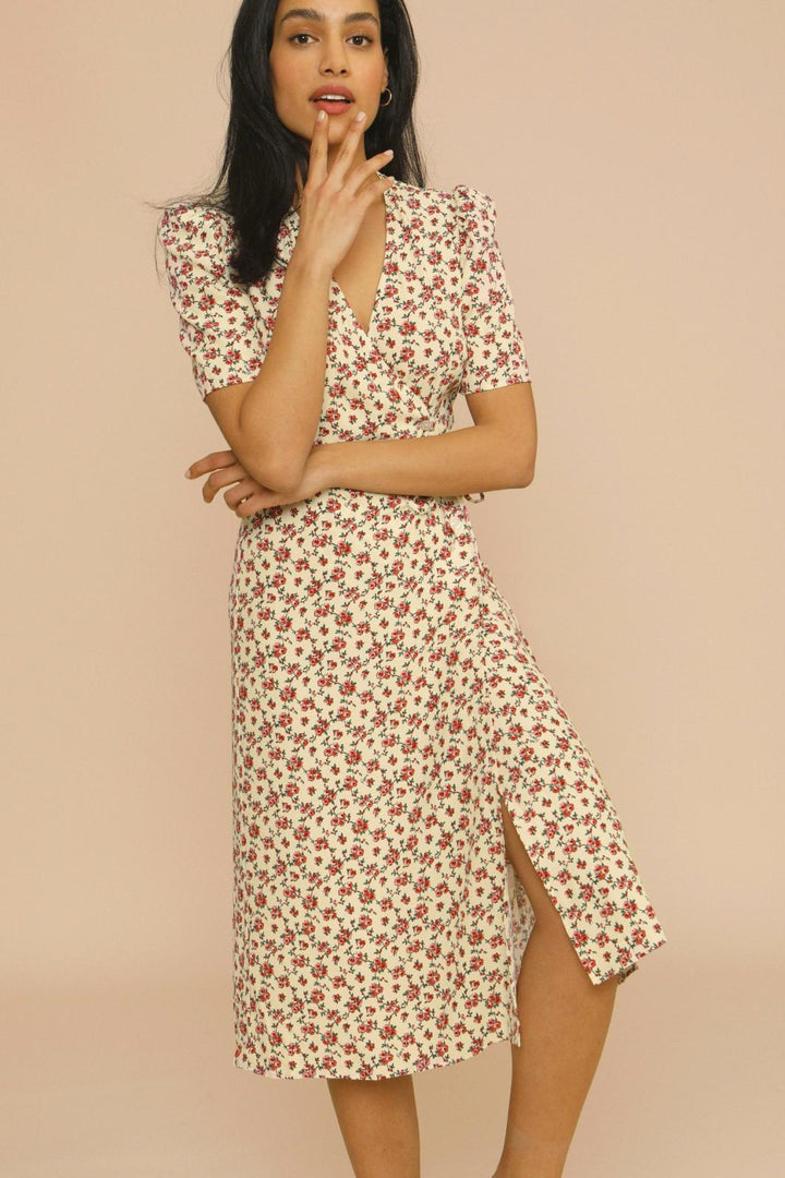 Elmara | Floral Midi Dress