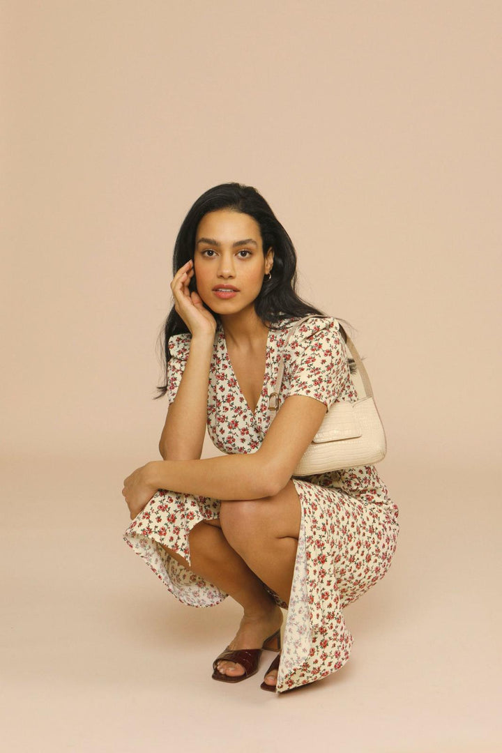 Elmara | Floral Midi Dress