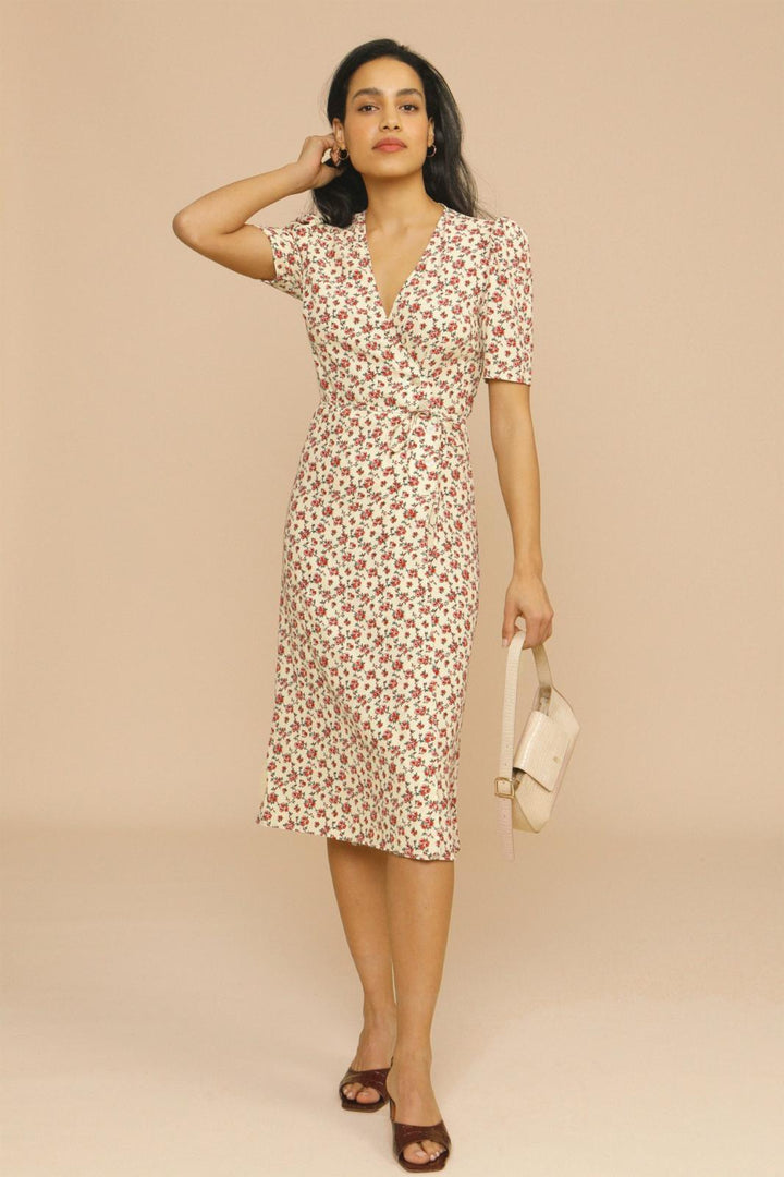 Elmara | Floral Midi Dress