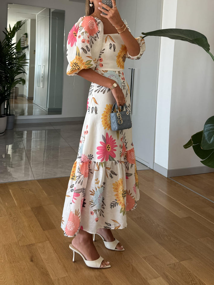 Delara | Puff Sleeve Dress