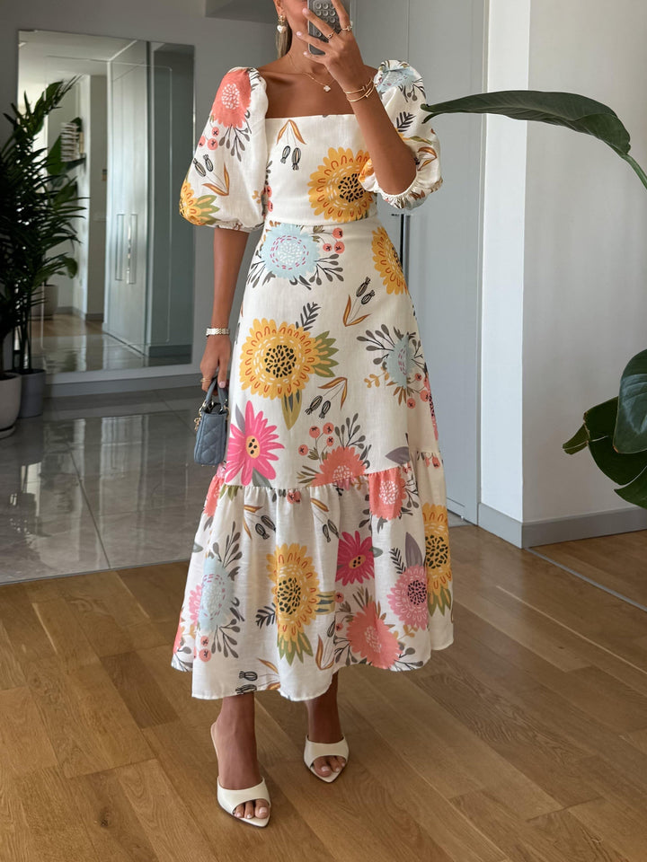 Delara | Puff Sleeve Dress