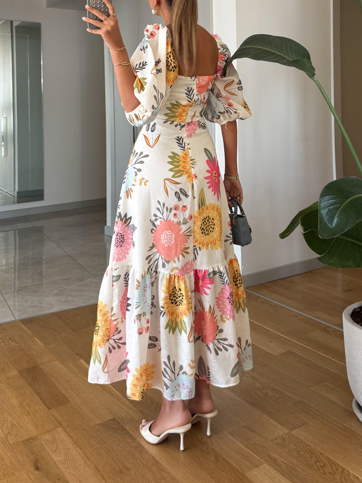 Delara | Puff Sleeve Dress