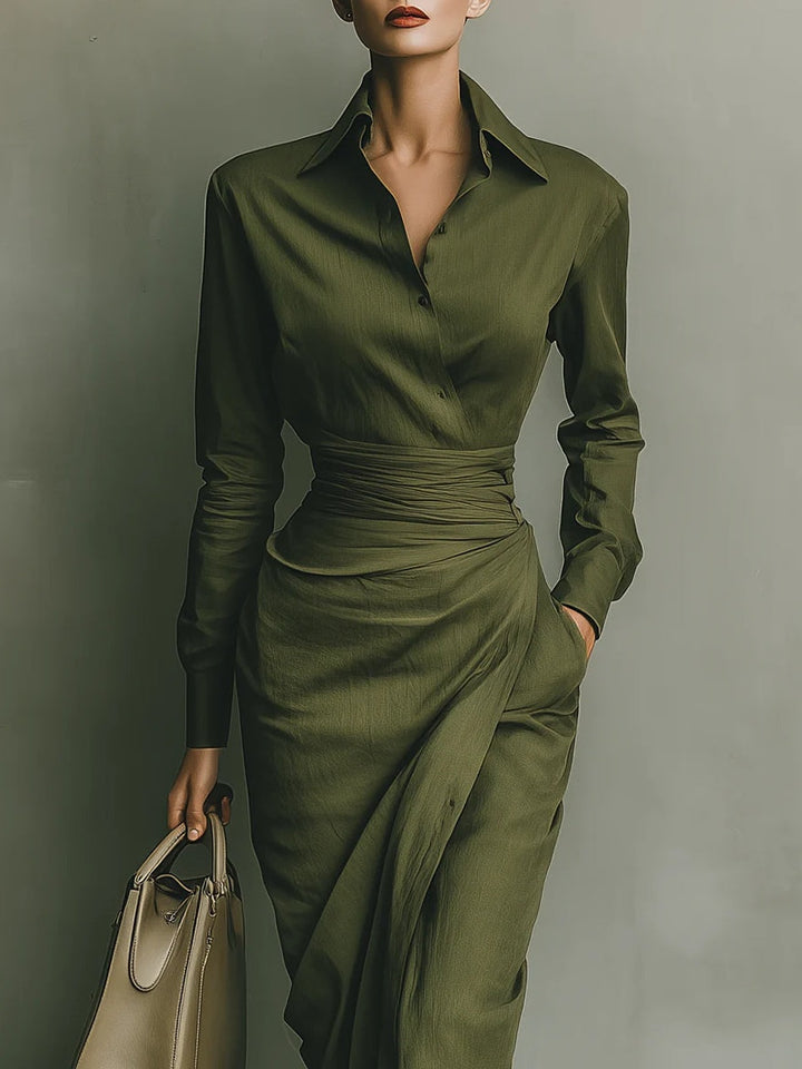 Marissa | Draped Maxi Dress
