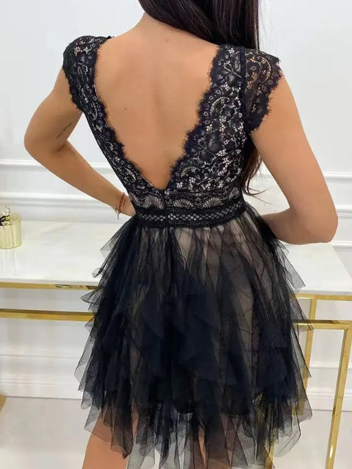 Caelira | Lace Cocktail Dress
