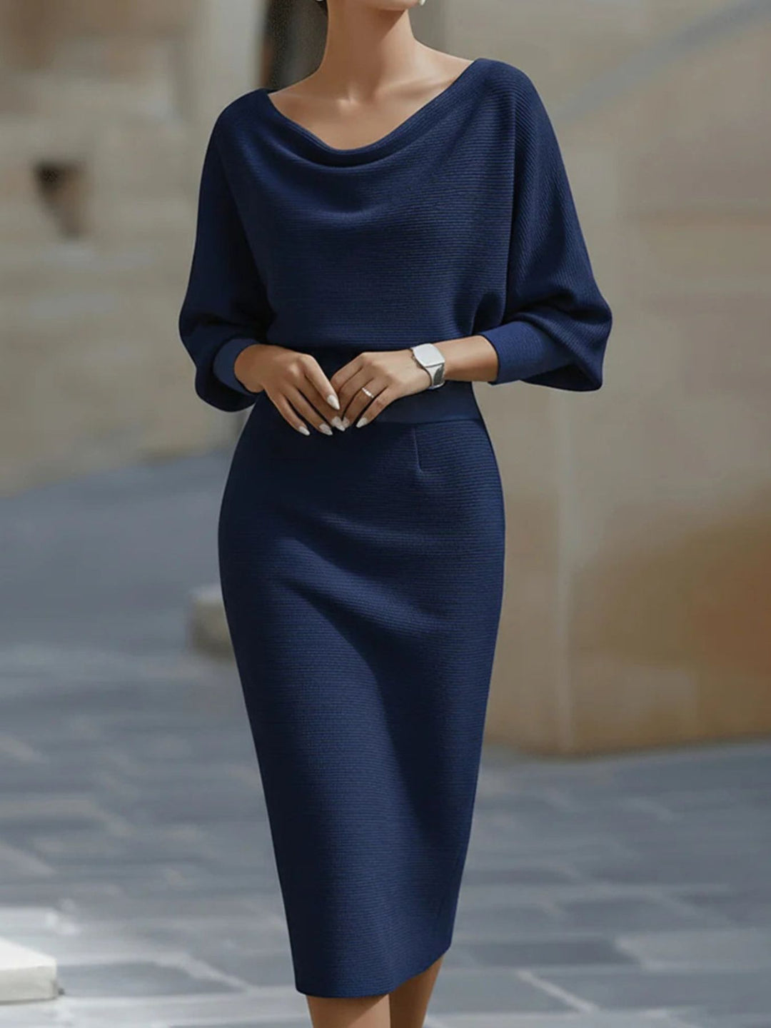 Senna | Knit Midi Dress