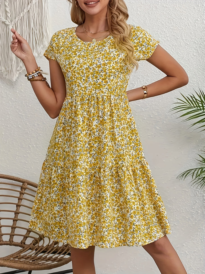 Amelie | Floral Midi Dress