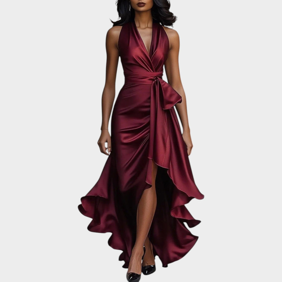 Avelora | Halter Wrap Gown