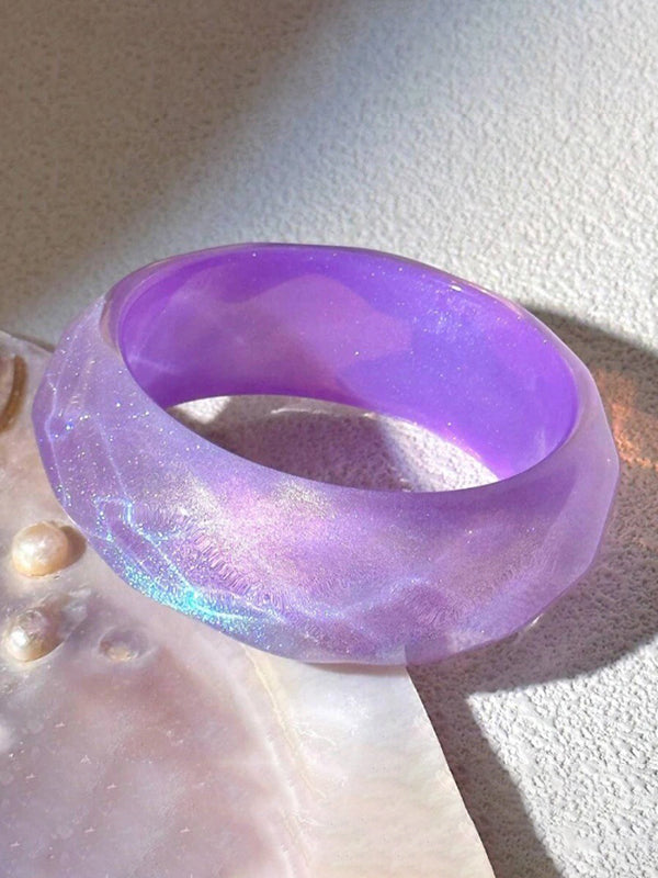 Geometric Resin Bracelet